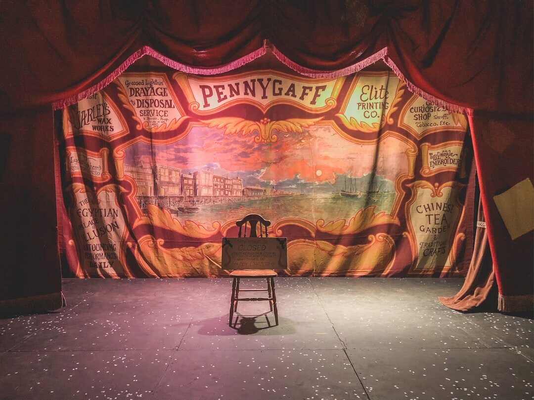 vintage theater stage