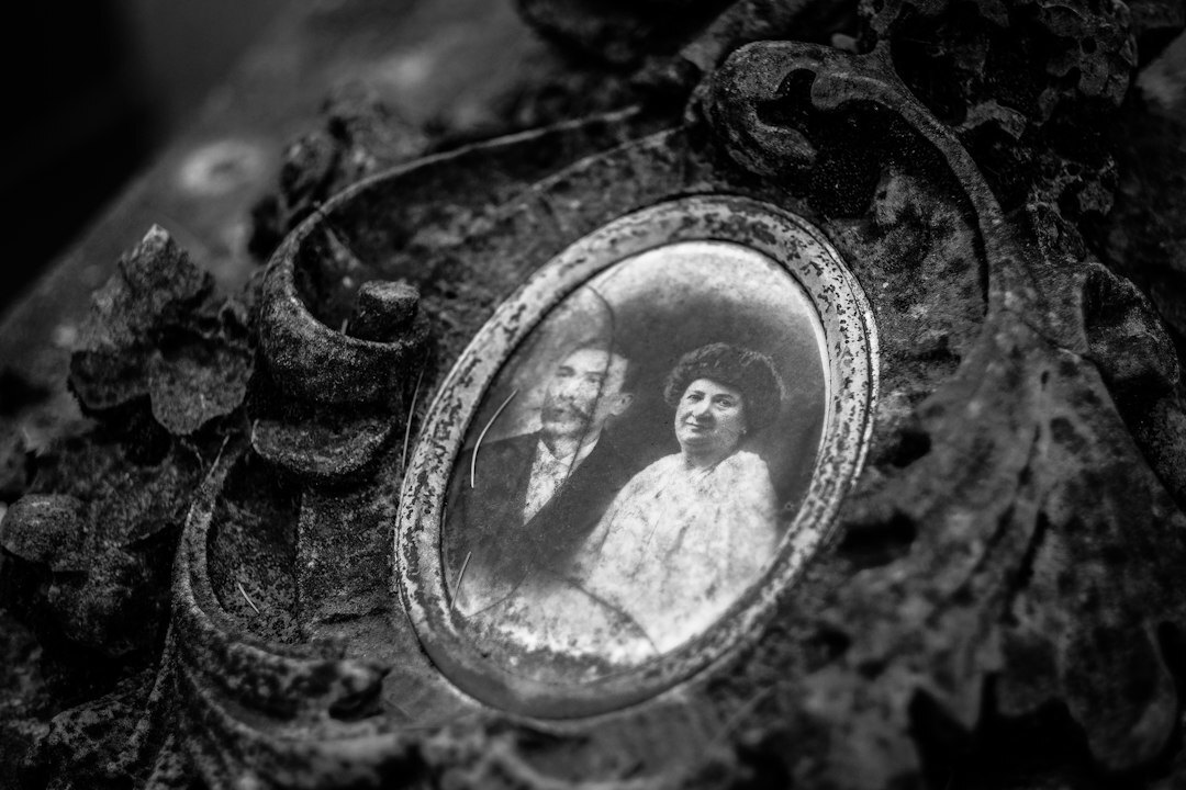 old black and white photo